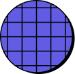 Checkered  circle - purple